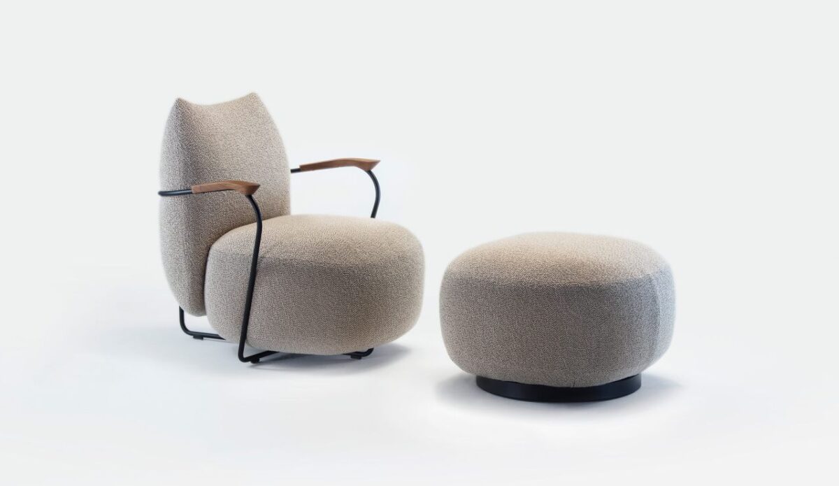 Buffa Furniture Collection Offers Plush Comfort in Distended Shape