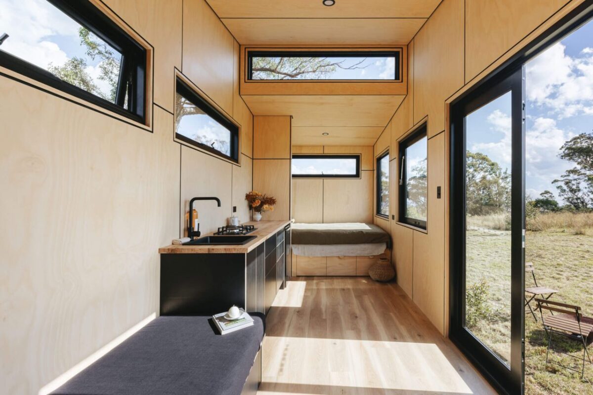 Single-Level Sun Valley Tiny House is Marvel of Reflective Radiance