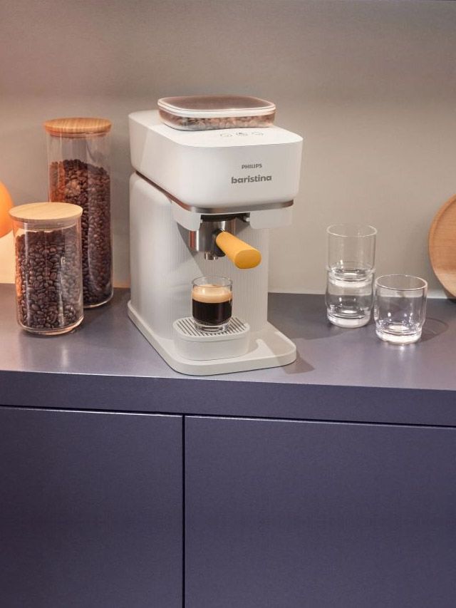 Philips Baristina Brews Espresso Shot in Just One Swipe