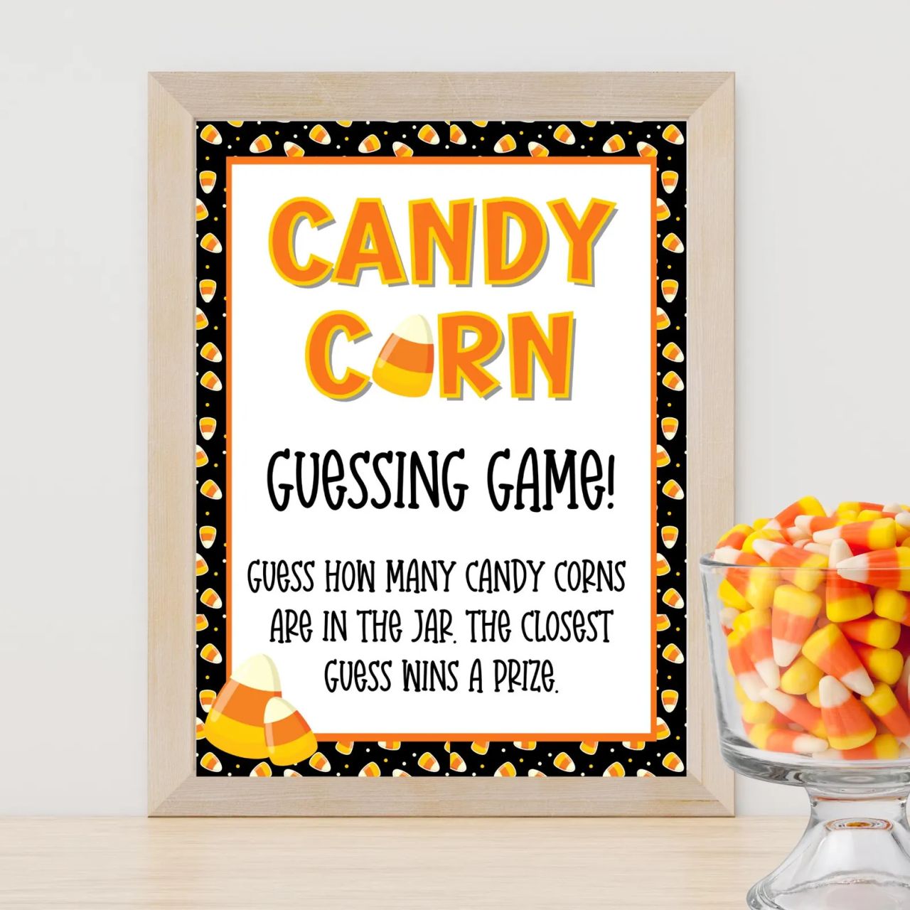 Candy Corn Guess Game Halloween Partry Game