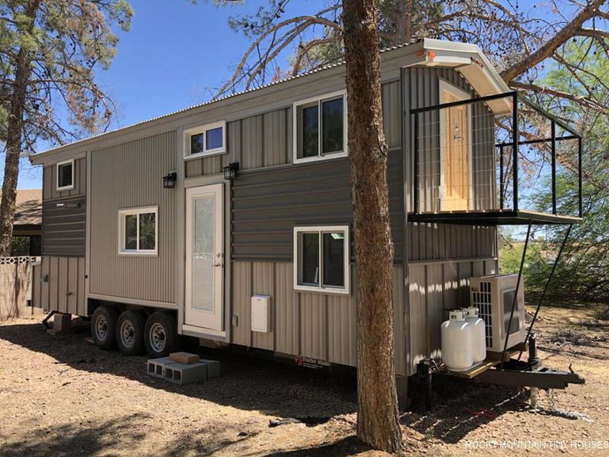 Las Vegas Tiny House Features Reverse Loft and Juliet Balcony