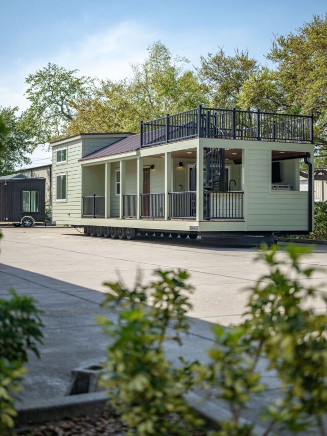 $200K Tiny House has Porch Kitchen and Rooftop Deck