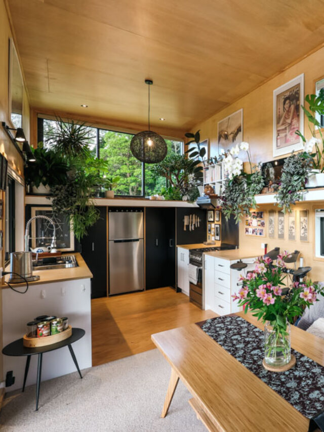 Tiny House with a Creative Indoor Garden