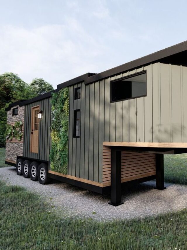 This Tiny House Flaunts Living Walls Inside and Outside