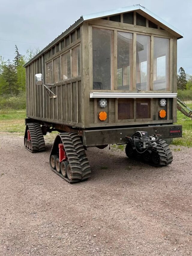 This Tiny House on Tracks Conquers Any Terrain