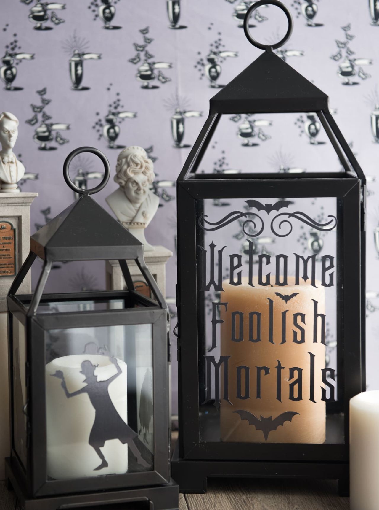 DIY Haunted Mansion Lanterns