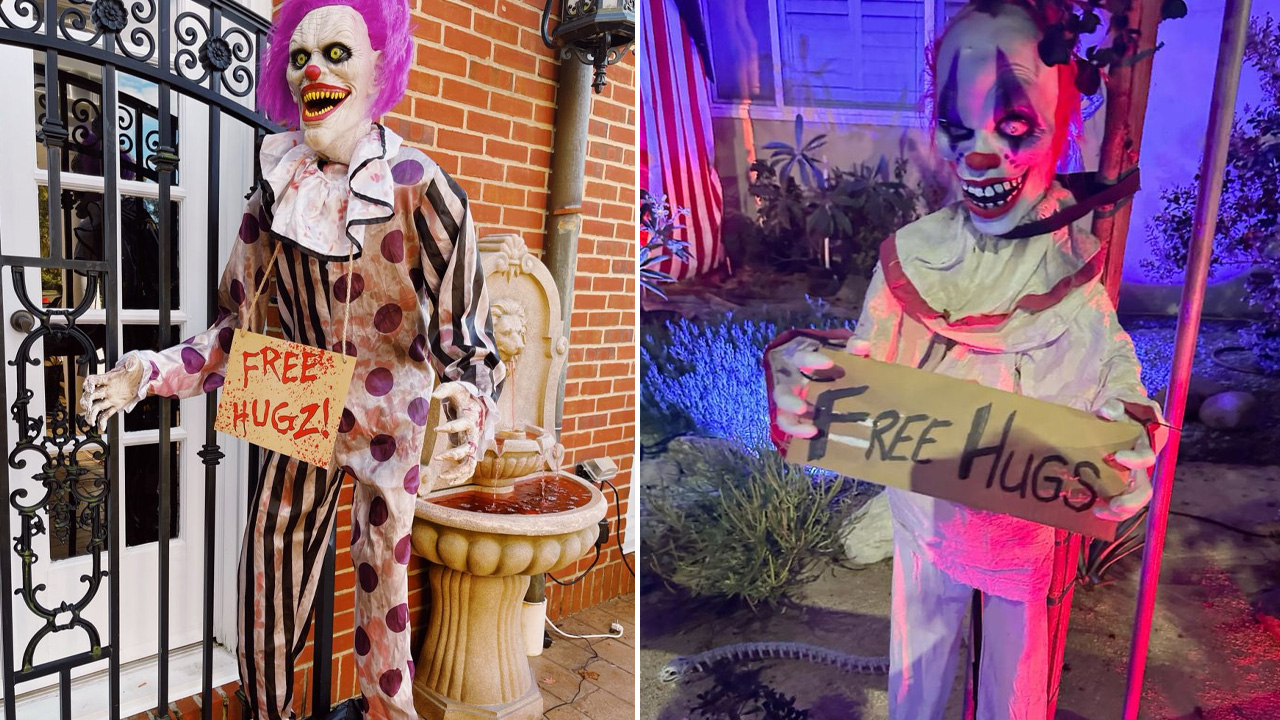 Free Hugs Clown Decoration