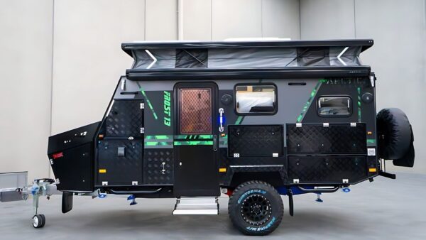 Robust Frost 13 Camper Trailer Offers Off-Grid Capabilities