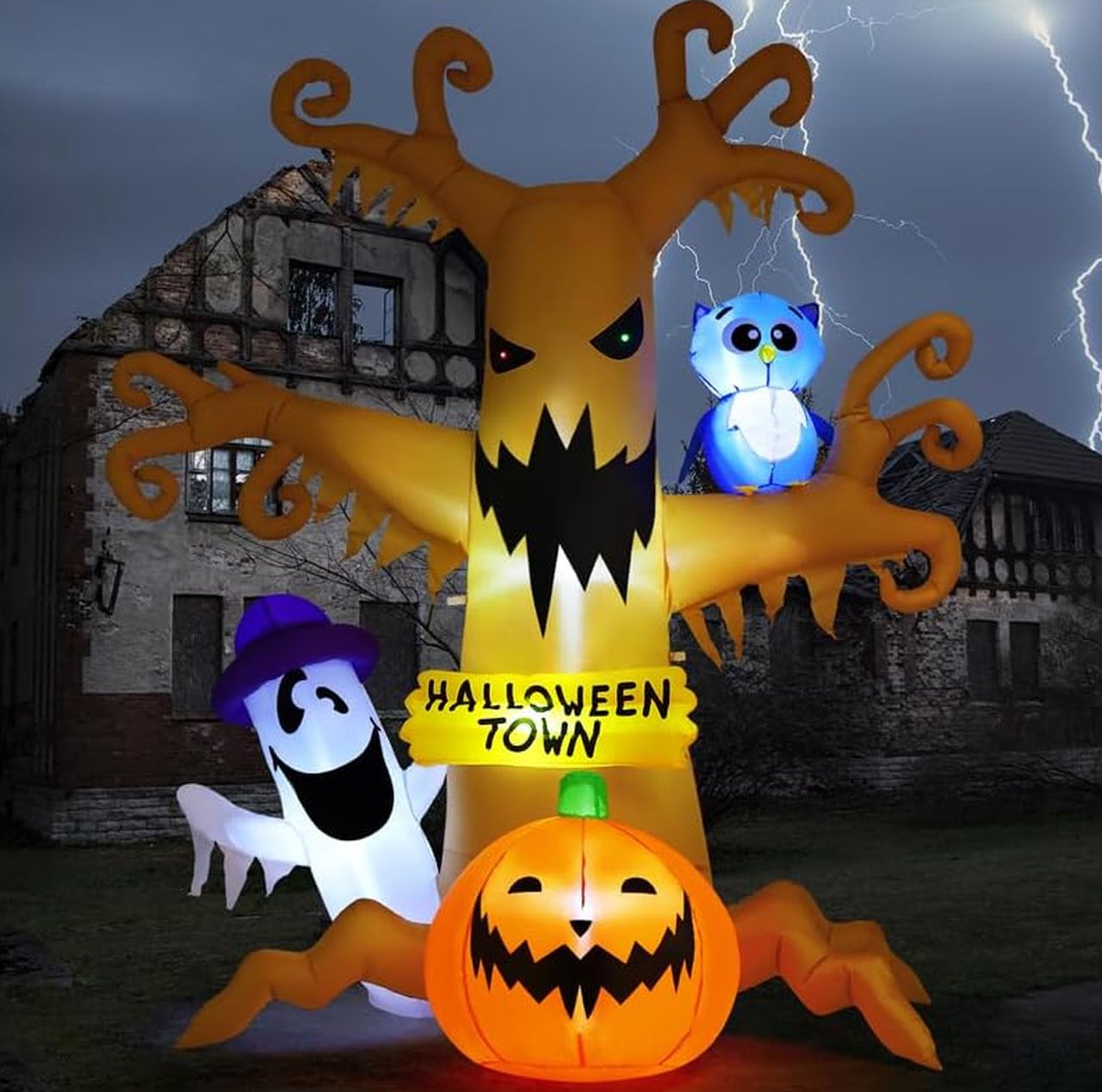 GOOSH Halloween Dead Tree Inflatable