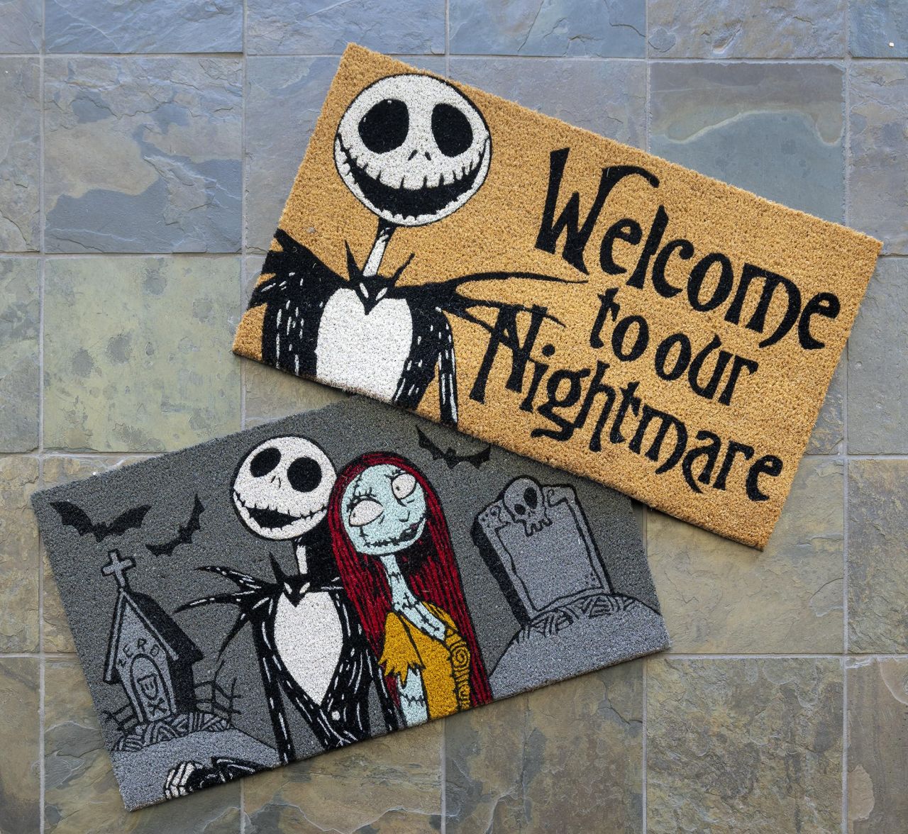 Nightmare Before Christmas Coir Doormat