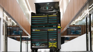 Roller Tools Cabinet by Aston Martin Aramco and JCB