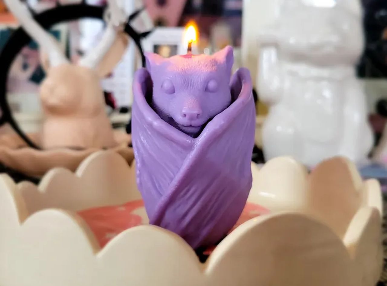 Bat Candle