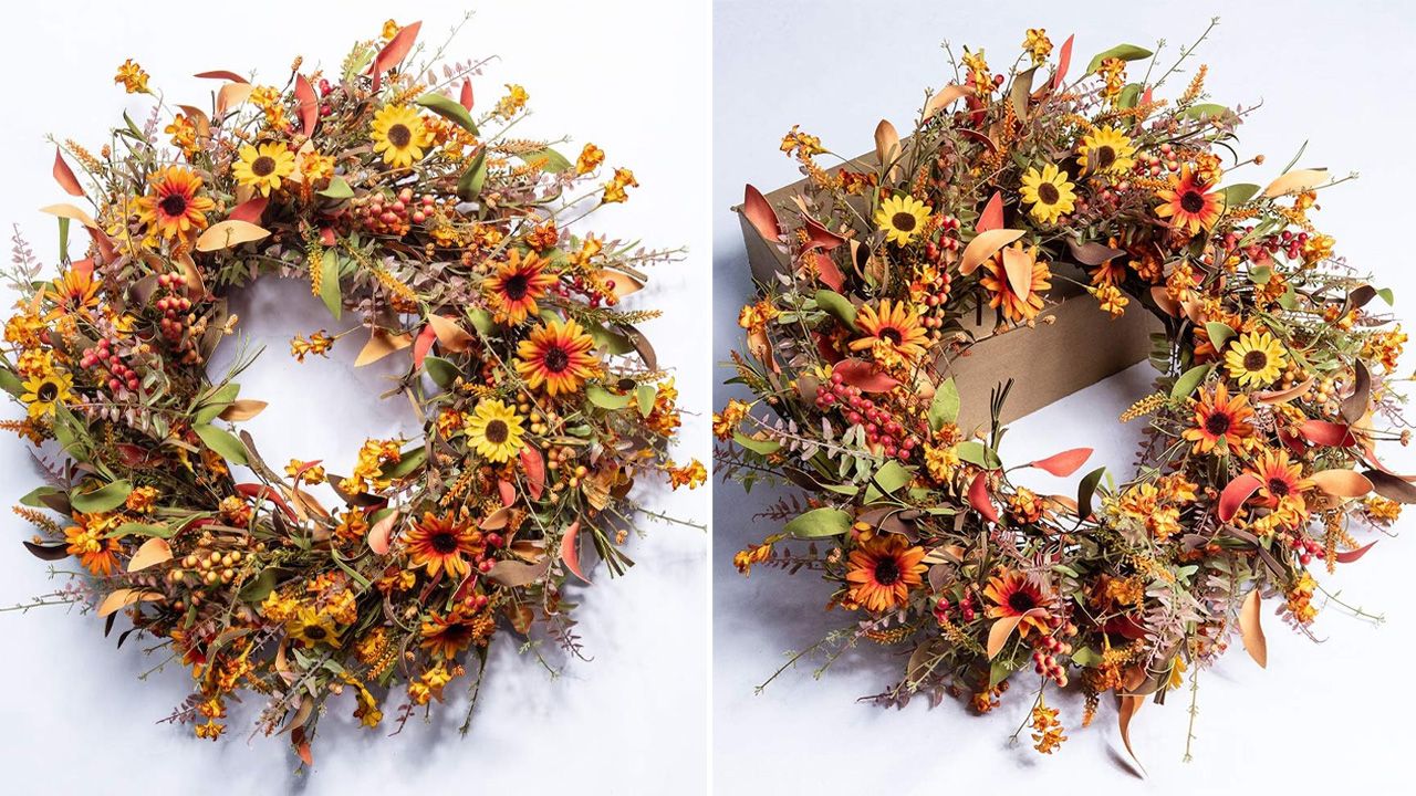 Best Fall Wreaths to Buy - Harvest Celebration Wreath