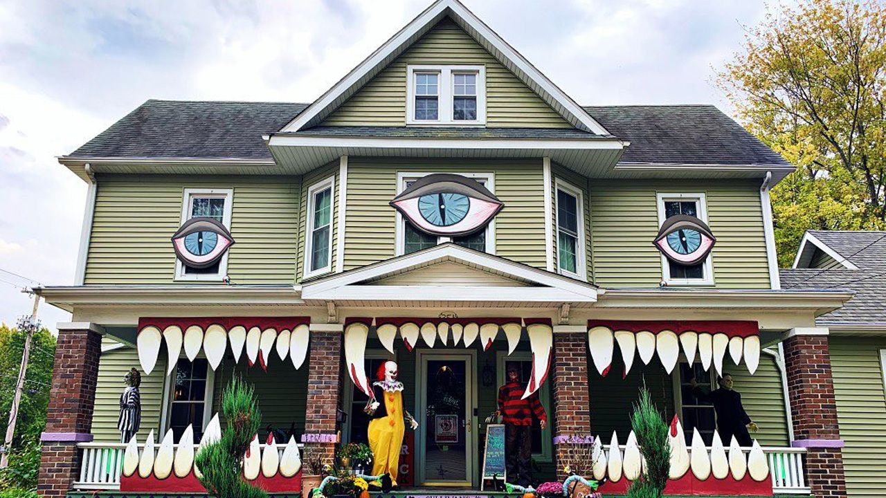 Best Halloween Decoration Ideas - Giant eye cutouts