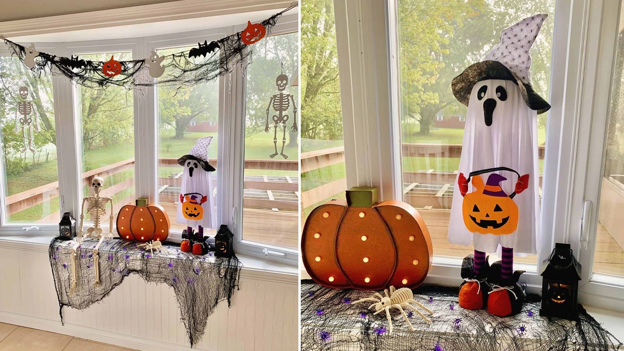 Best Halloween Decoration Ideas - windowsill party