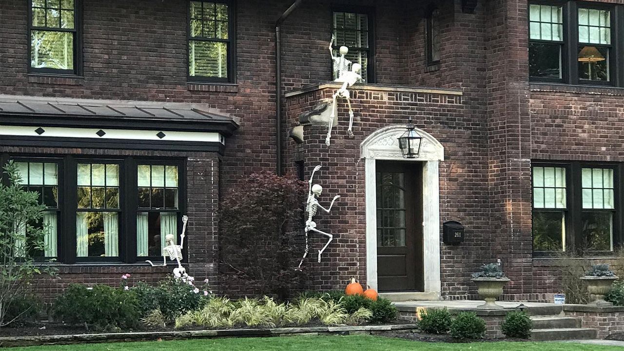 Best Outdoor Skeleton Halloween Decorations - raiding party