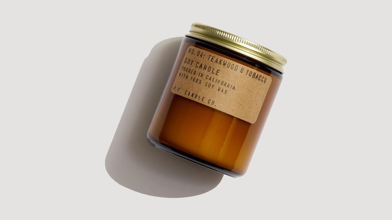 Best Scented Candles for Fall - P.F. Candle Co. Teakwood & Tobacco