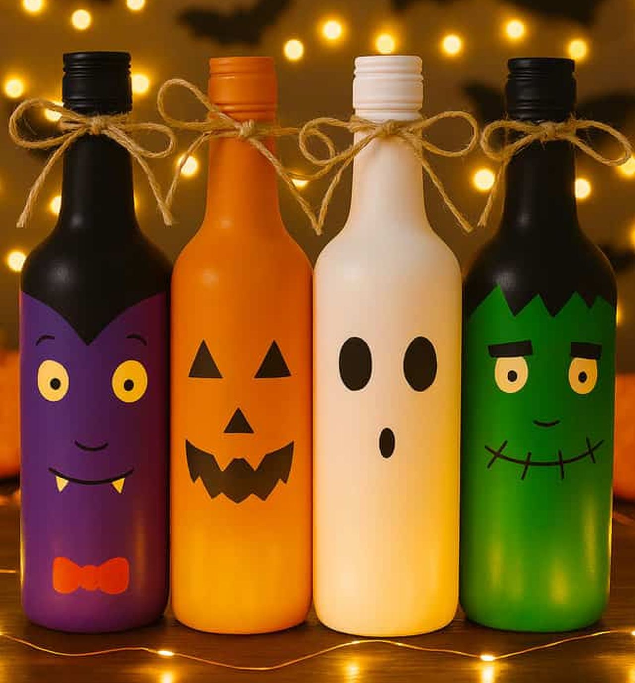 Easy Painted Bottle Craft