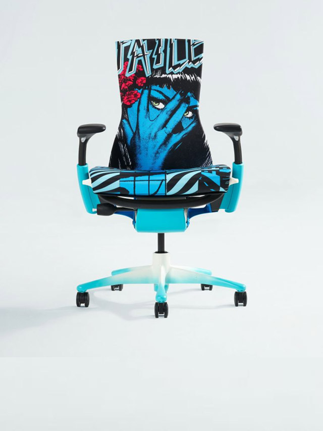 Herman Miller Embody Gaming Chairs Get Unique with FAILE Art