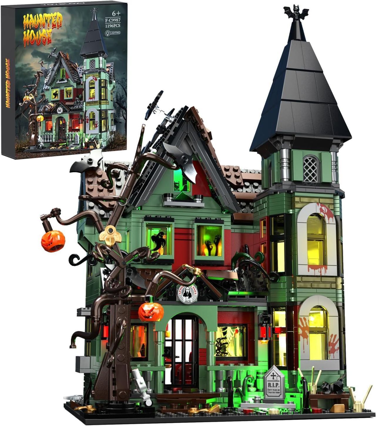 LEGO Haunted House Building Set with Lights