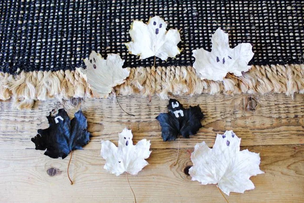 Painted Leaves Craft