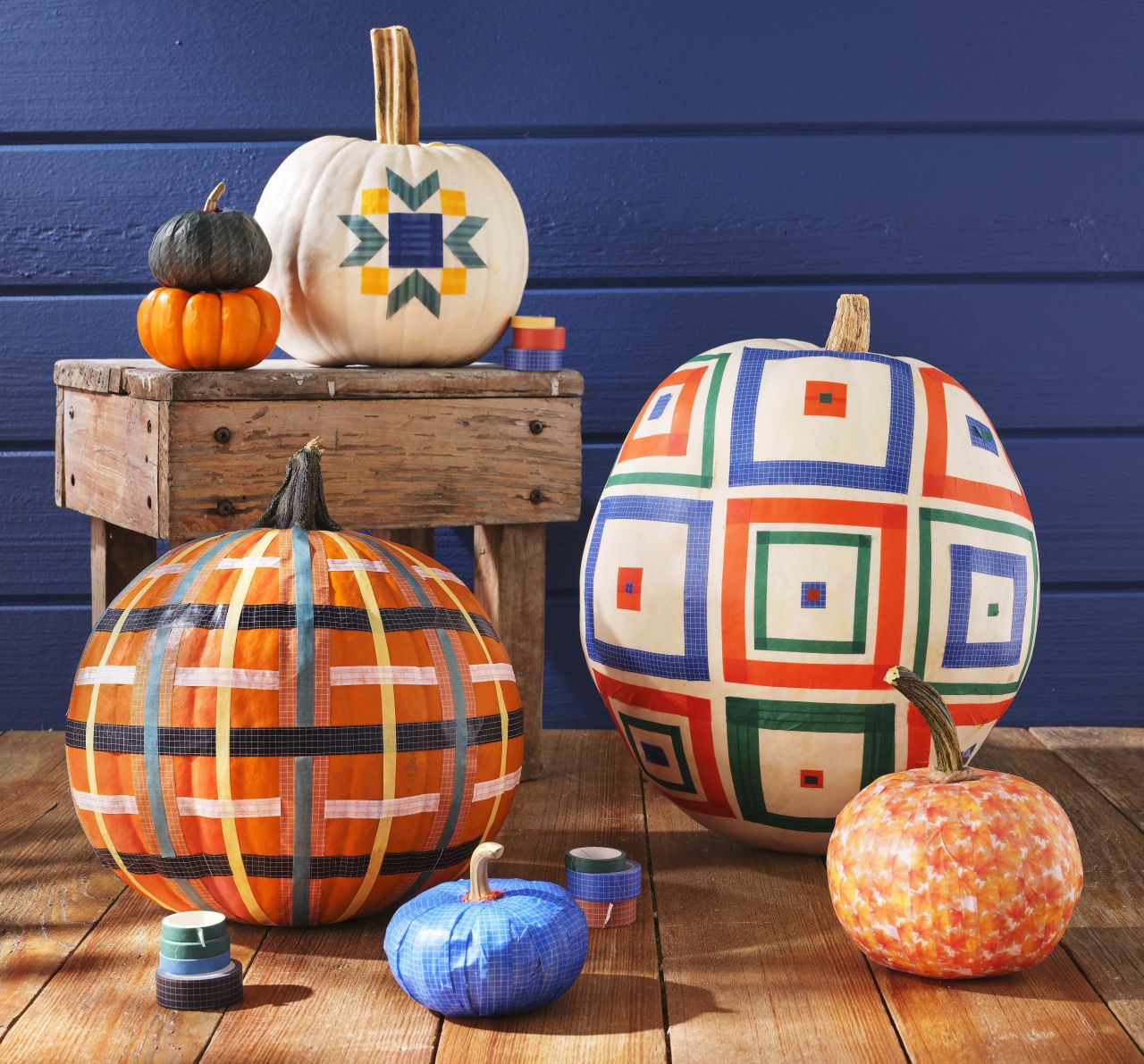 Washi Tape Pumpkins