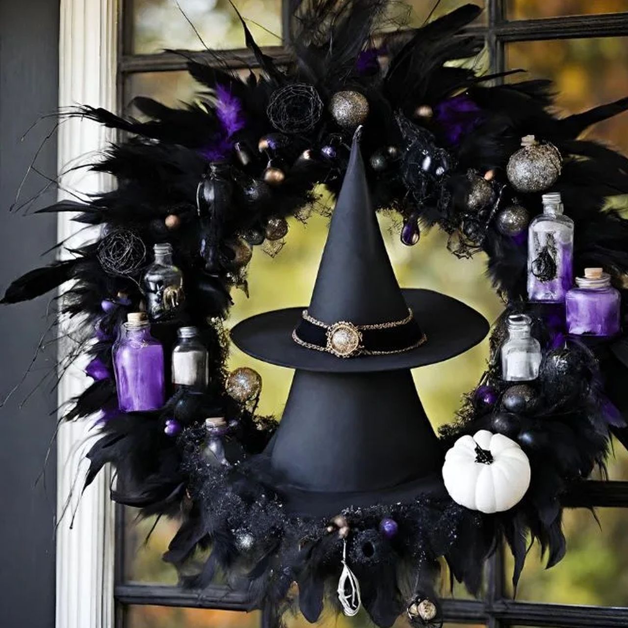 Witch Hat Wreath