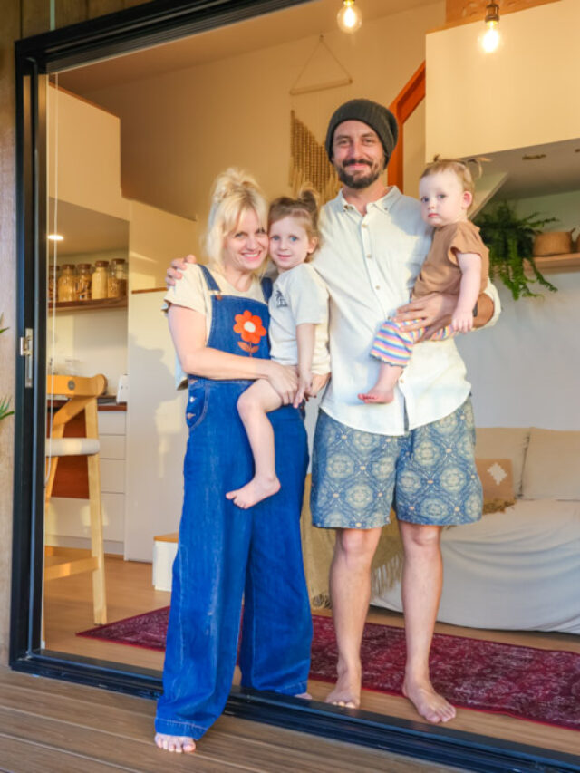 See How 288-sqft Tiny House is Home for Family of Four