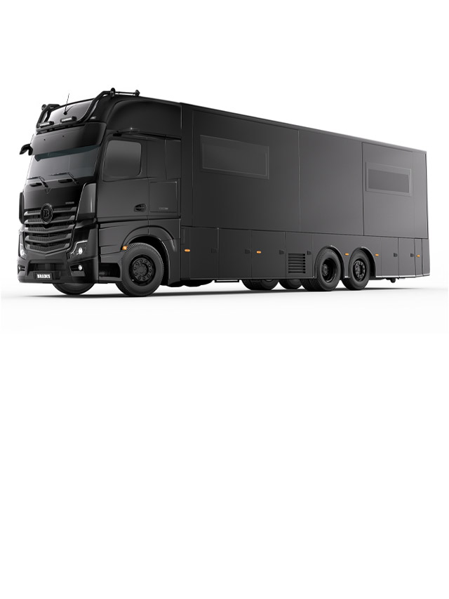 All-Black Motorhome with Four Slide Outs is Pure Luxury