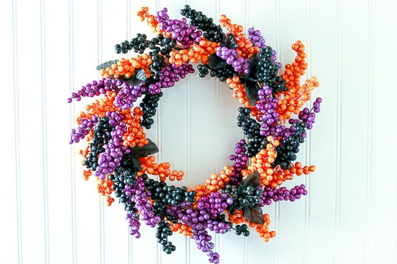 Berry Halloween Wreath