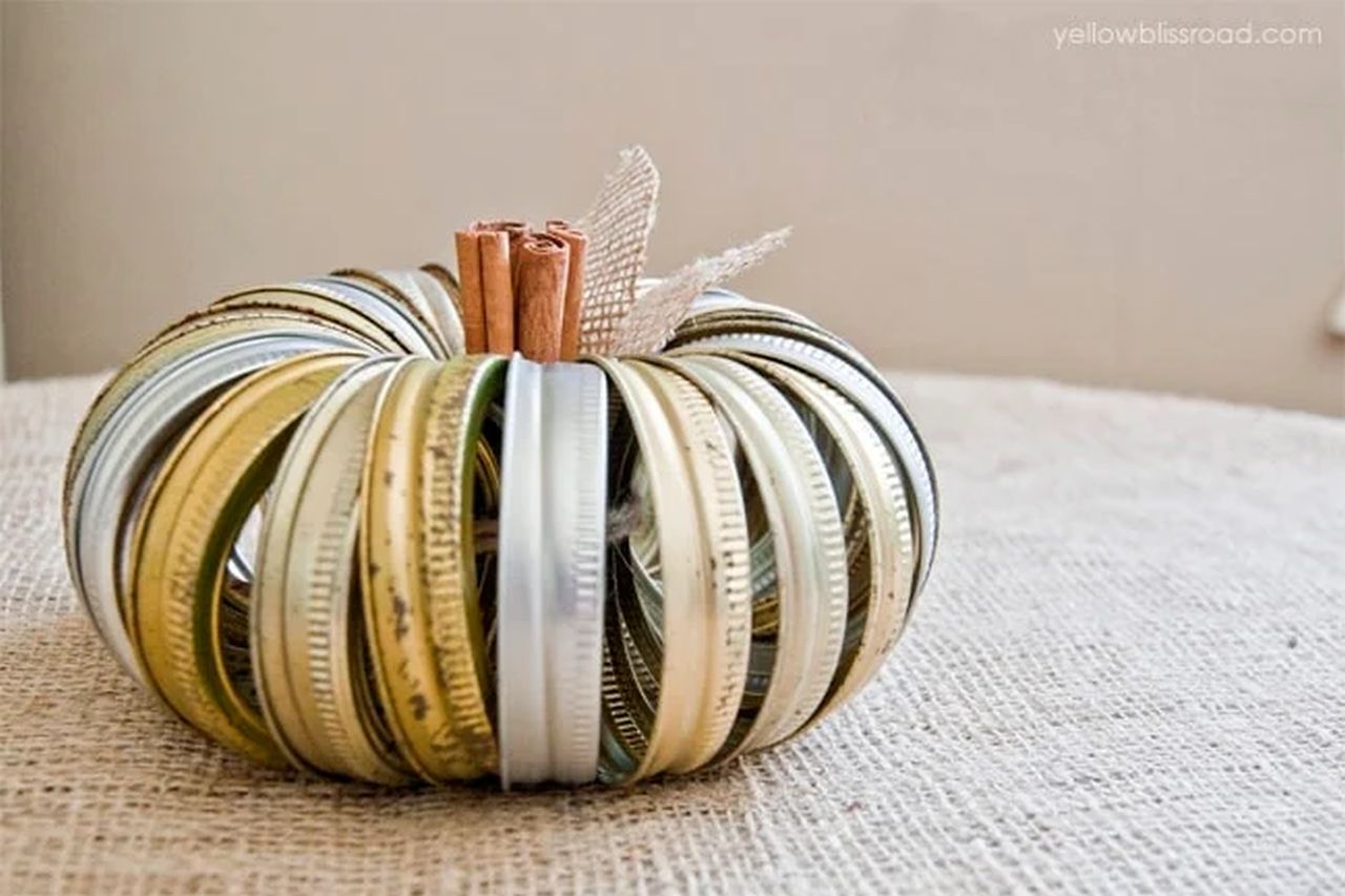Canning Jar Ring Pumpkin