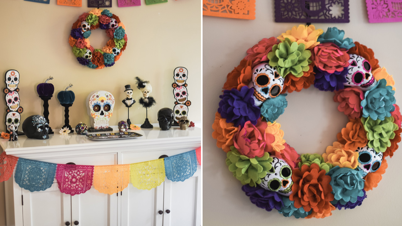 Coco themed Halloween decorations