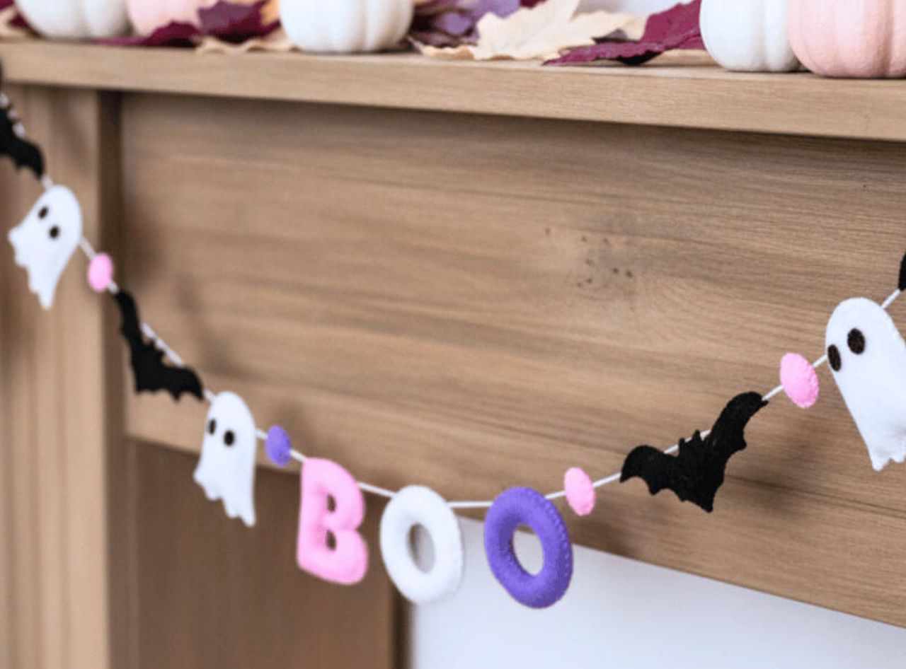 Easy Boo Felt Garland