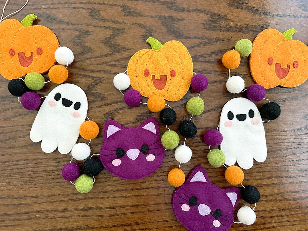 Felt Halloween Garland