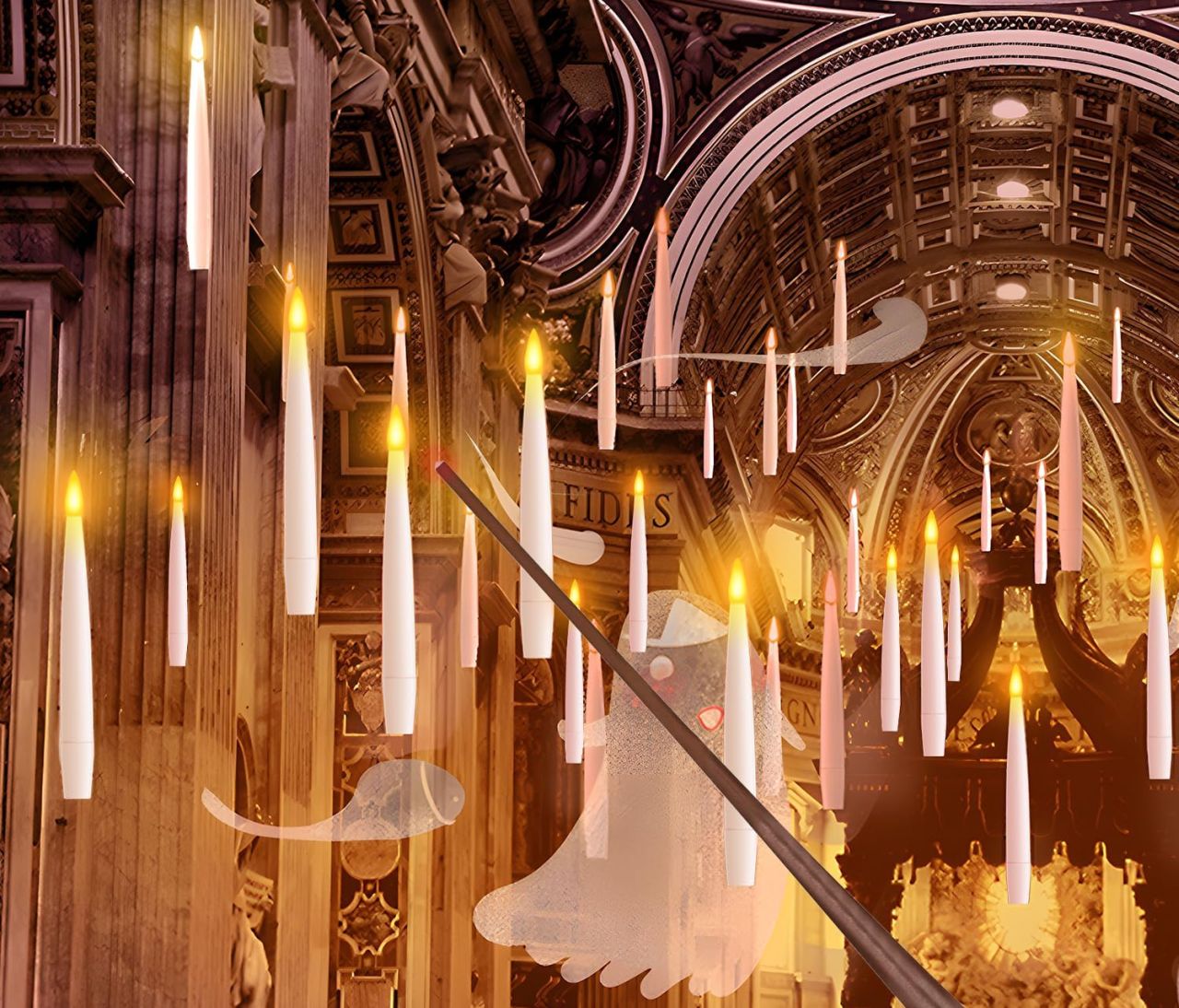 Floating Candles with Wand