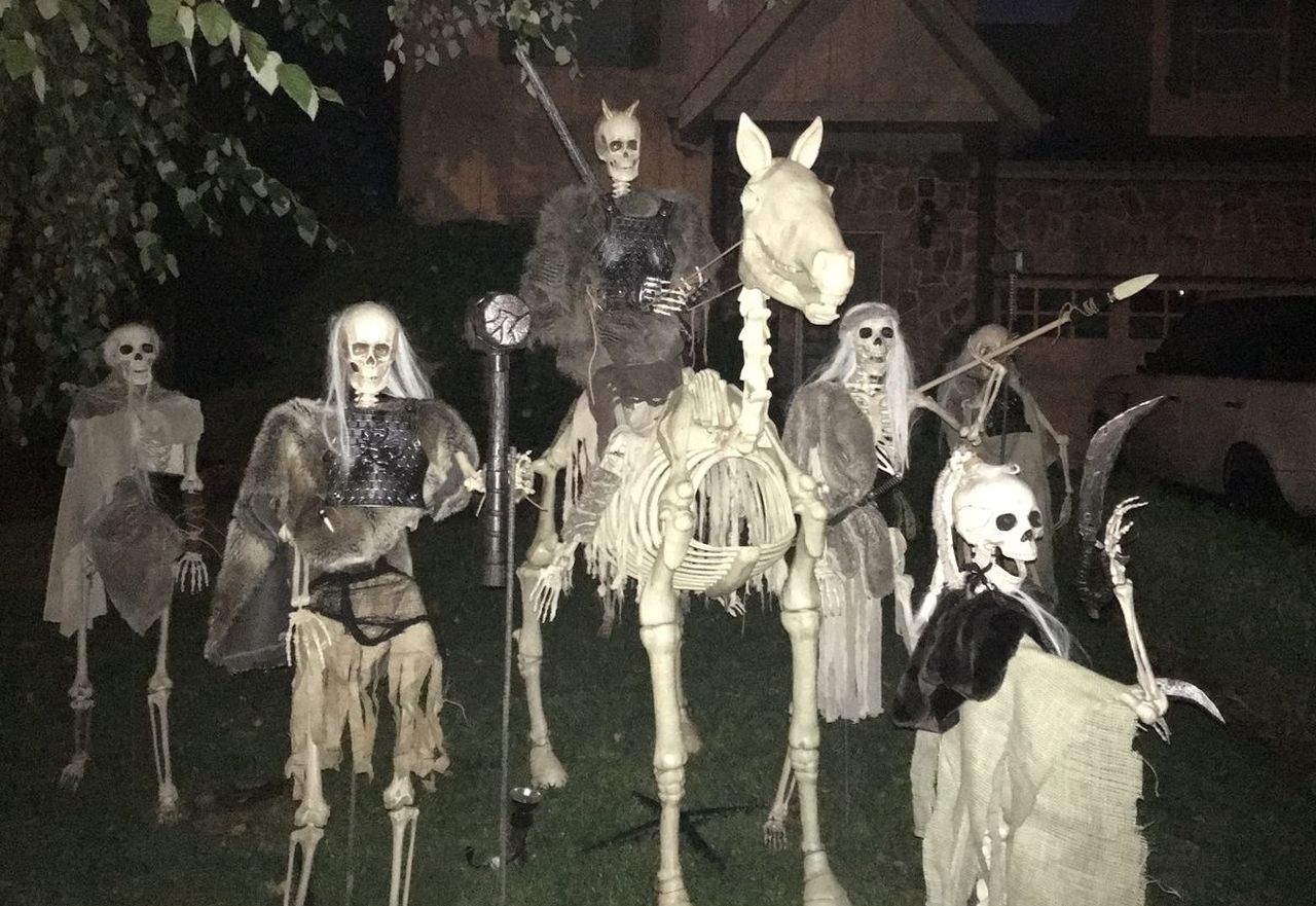 Game of Thrones inspired halloween decoration