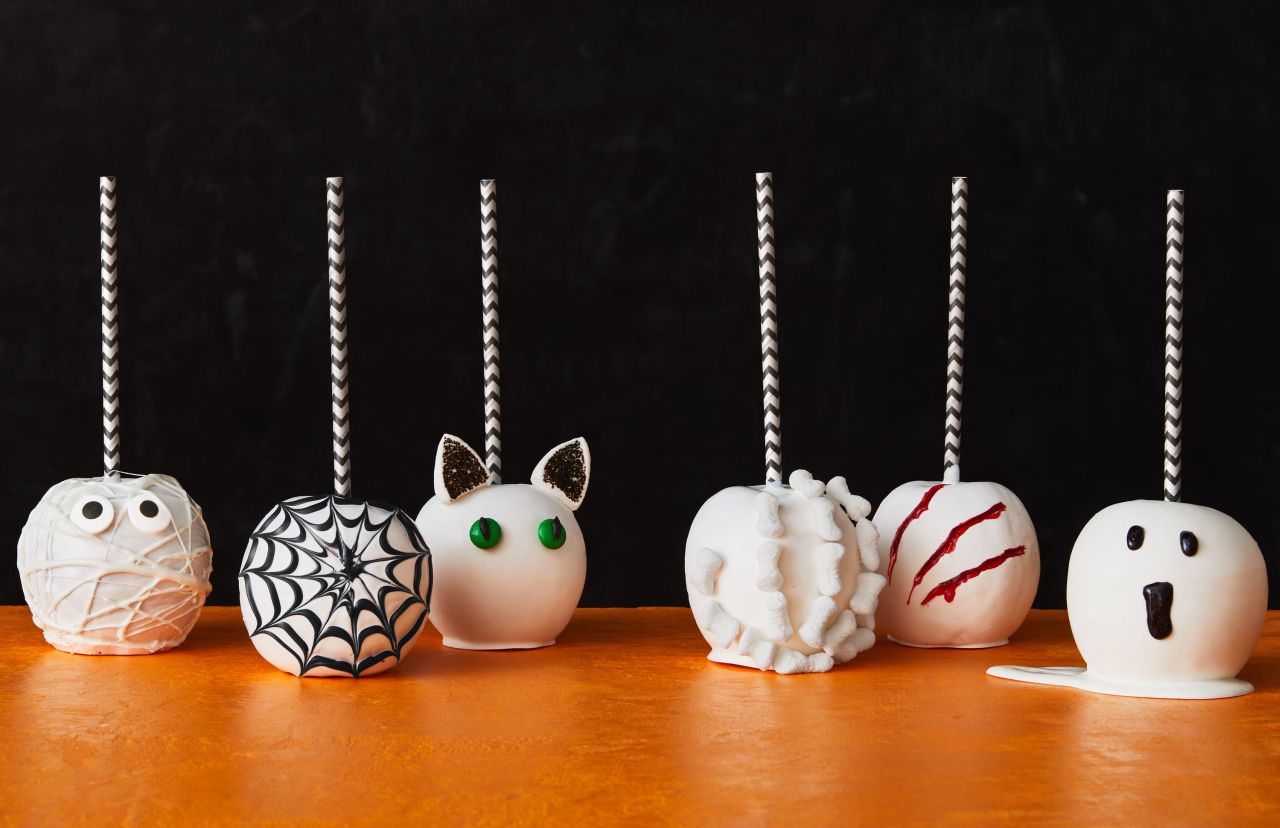 Halloween Candy-Coated Apples