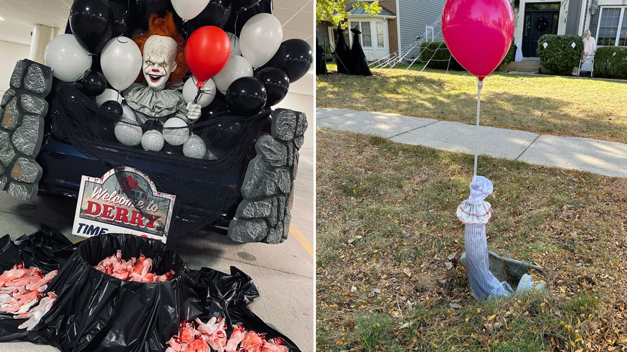 It movie themed halloween decoration