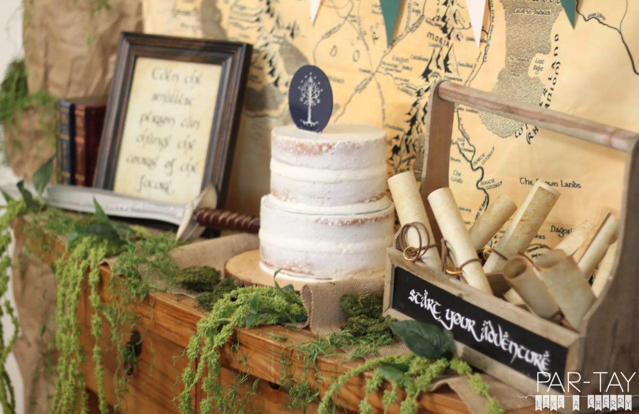 Lord of the Rings themed decoration