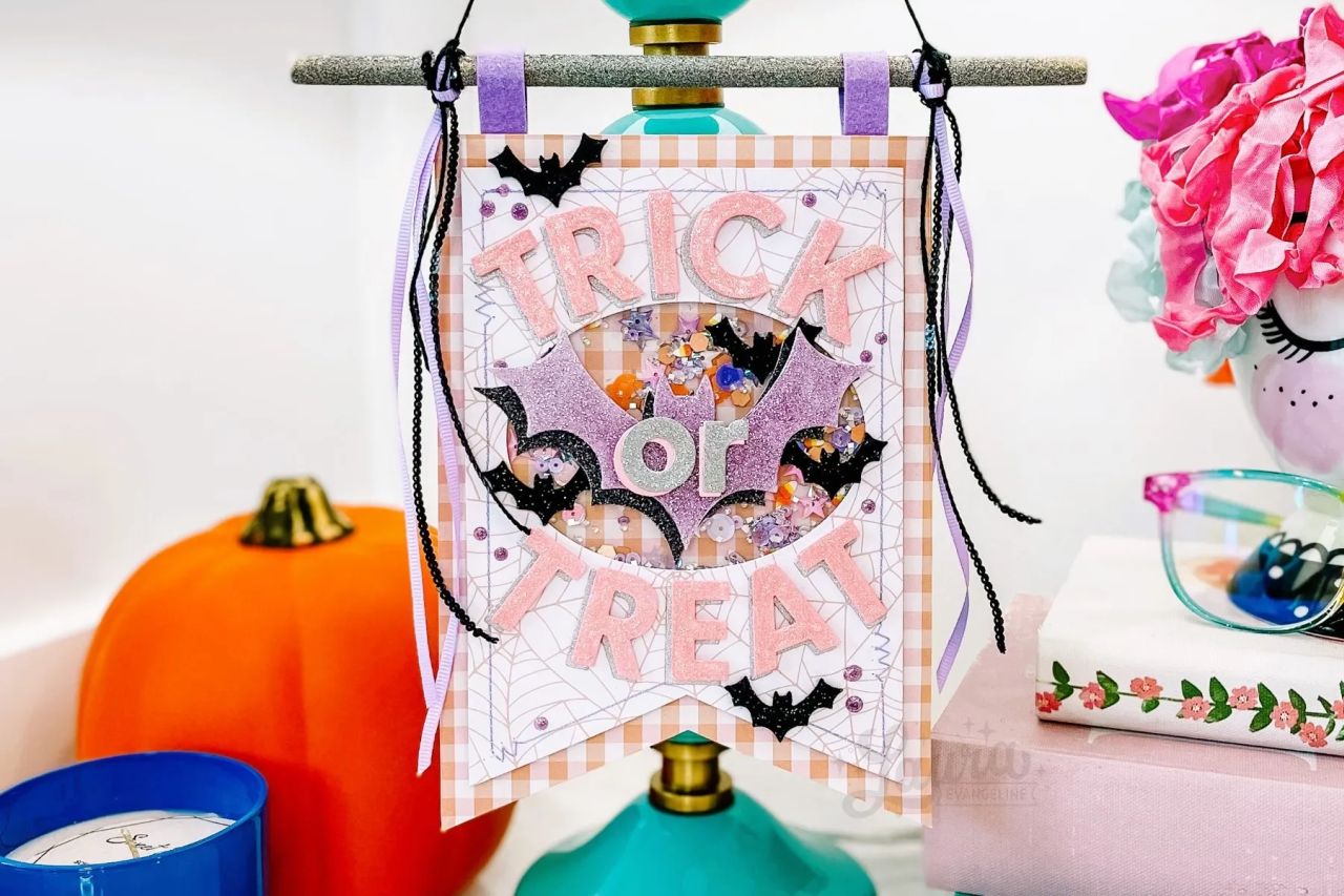 Spooky Banners in Calm Colors for halloween decor