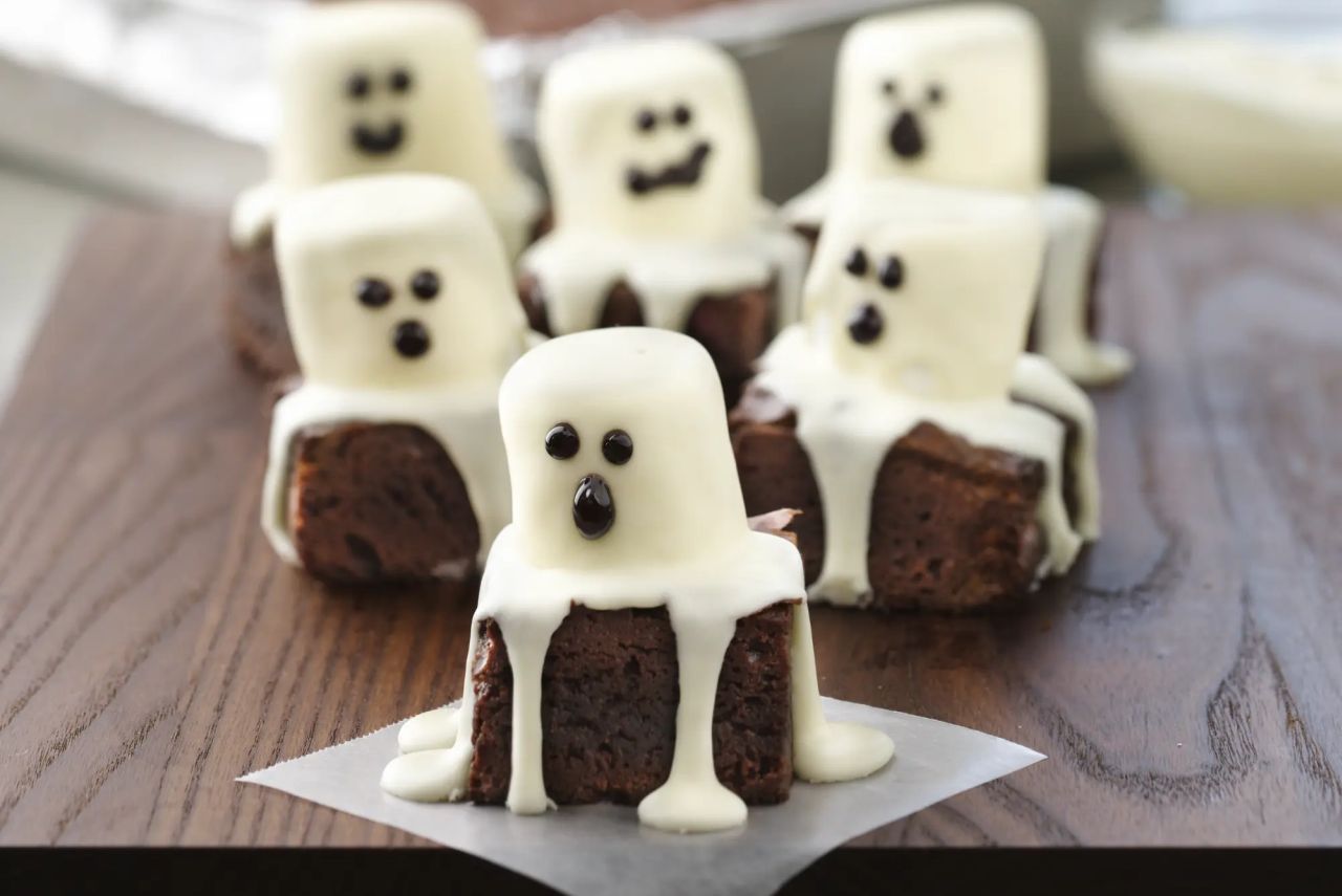 Spooky Boo Brownies