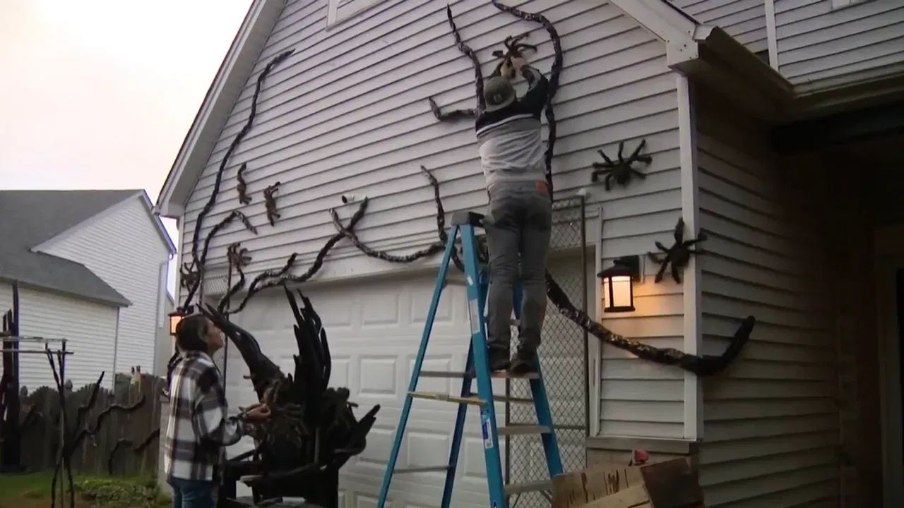 Stranger Things Inspired Halloween Decoration