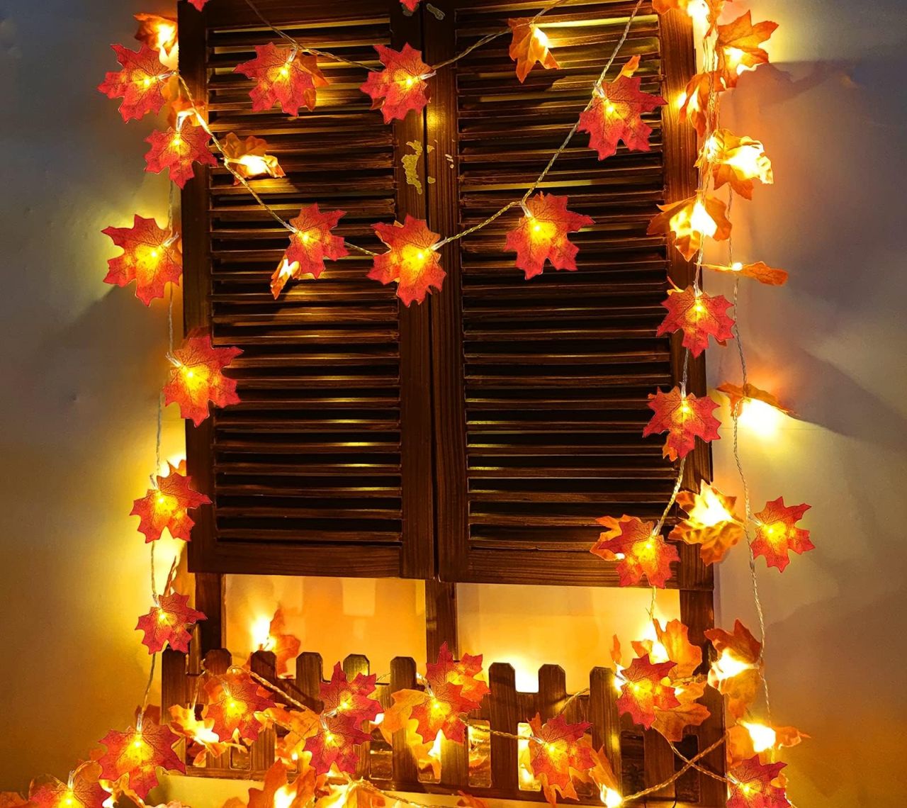 TURNMEON 2 Pack Fall Décor Lights