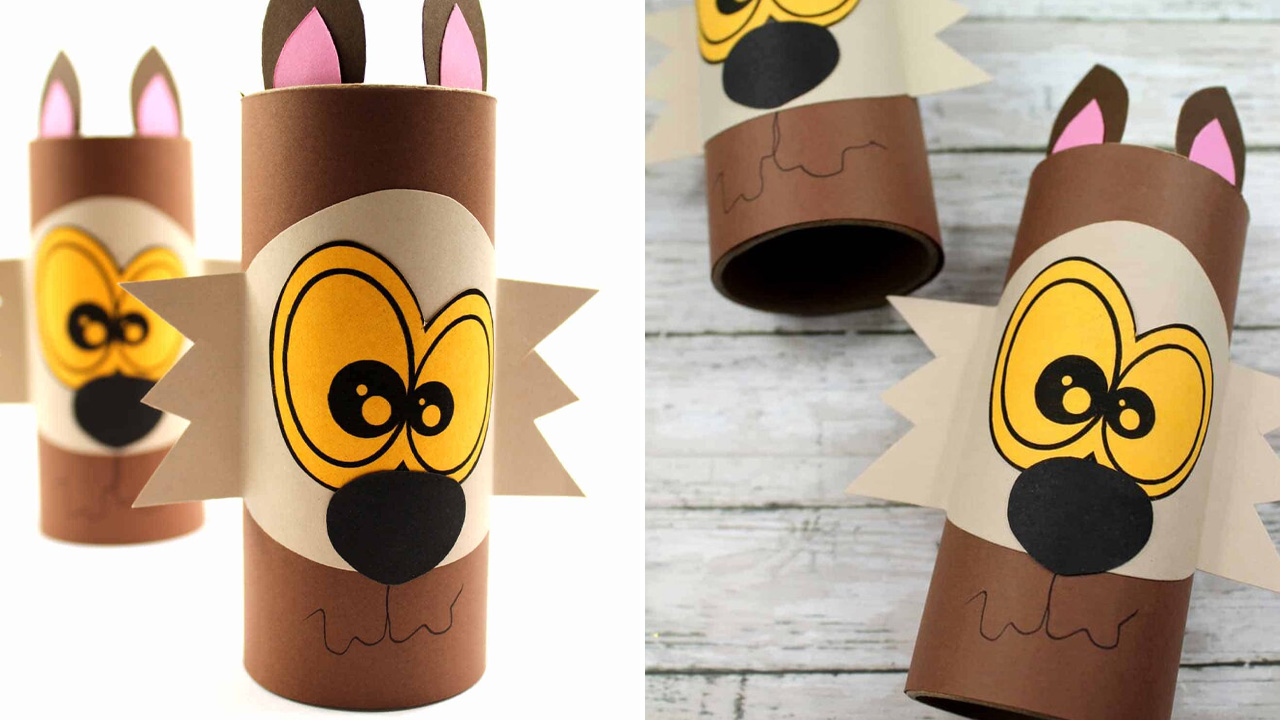 Toilet Roll Werewolf Craft