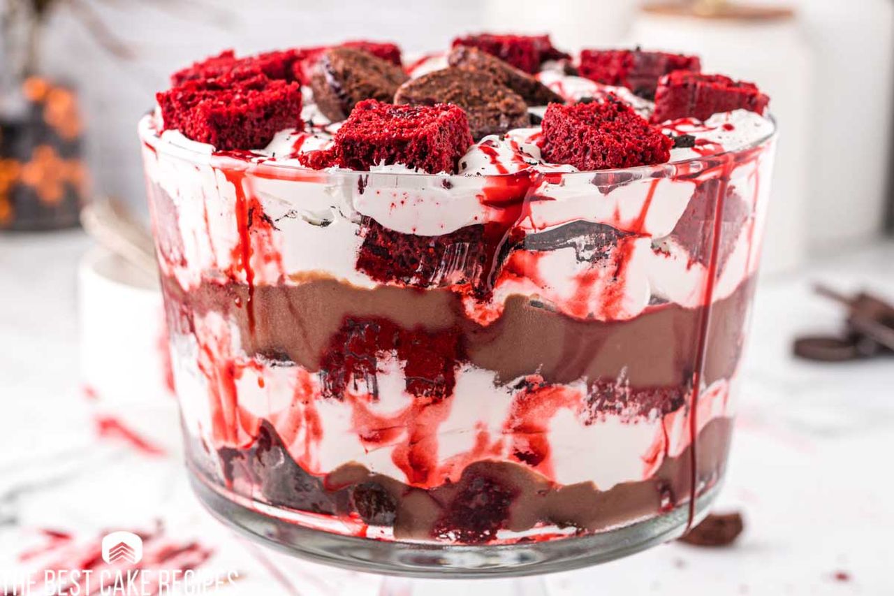 Vampire Halloween Trifle