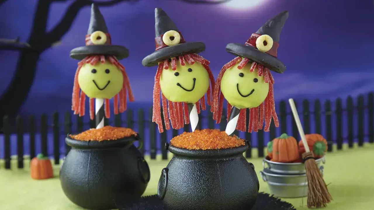 Witch Cake Halloween Pops