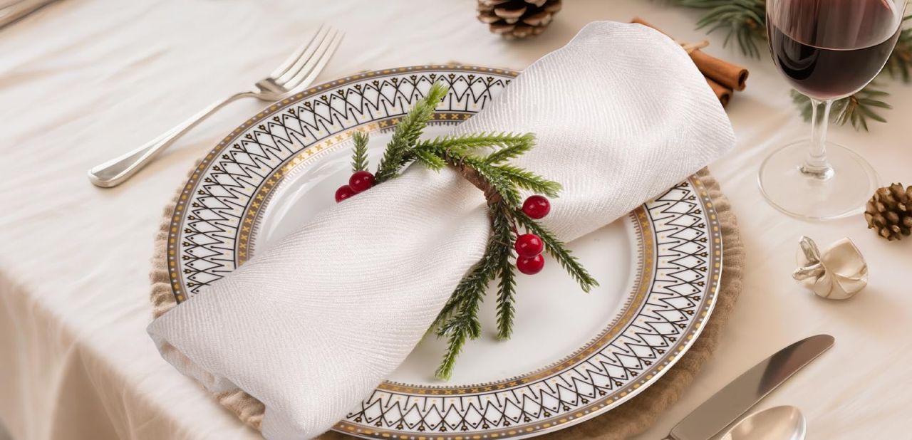 Best Thanksgiving napkin holder - Rustic Napkin Ring Serviette Holders