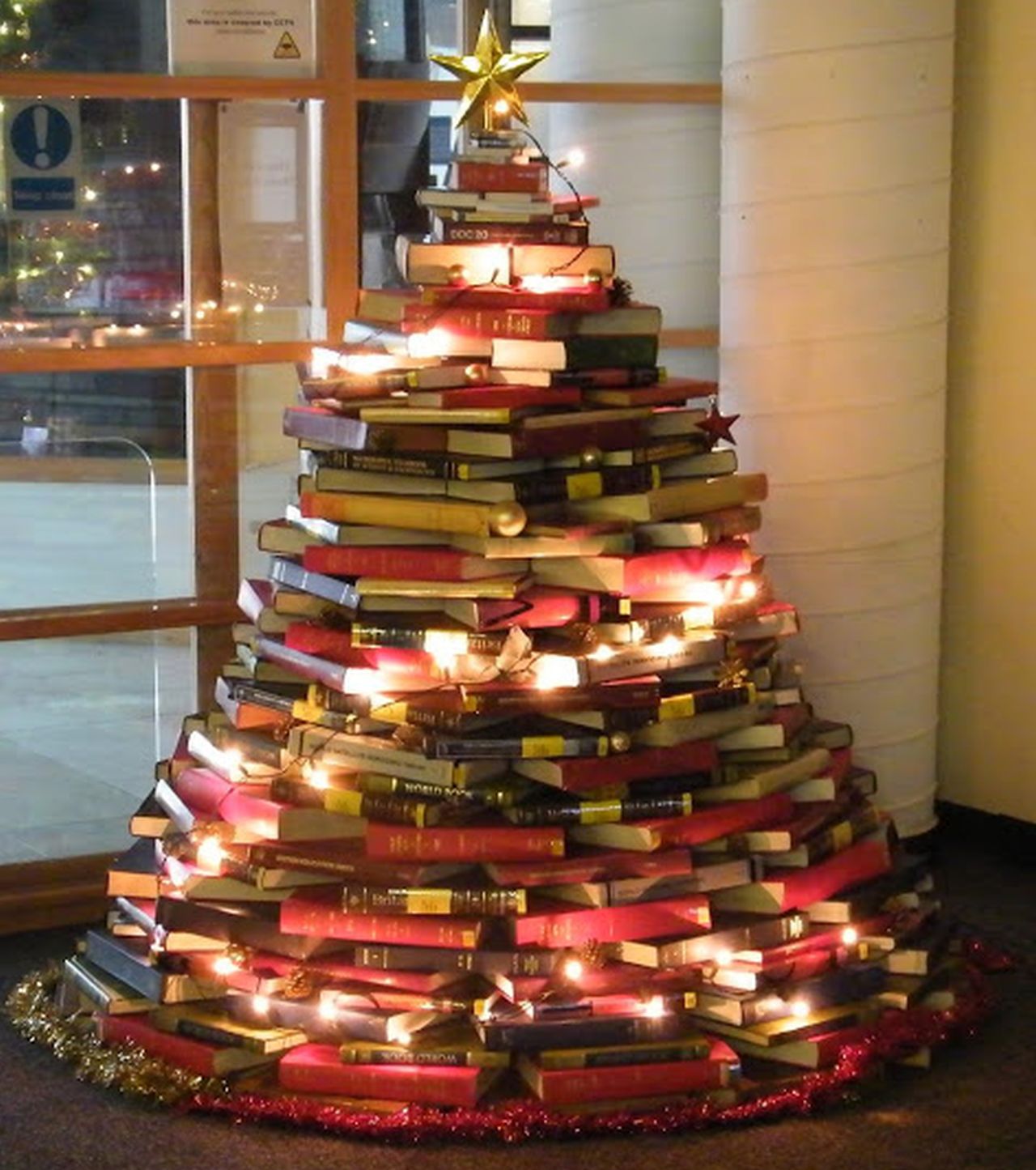 Christmas Tree With Books