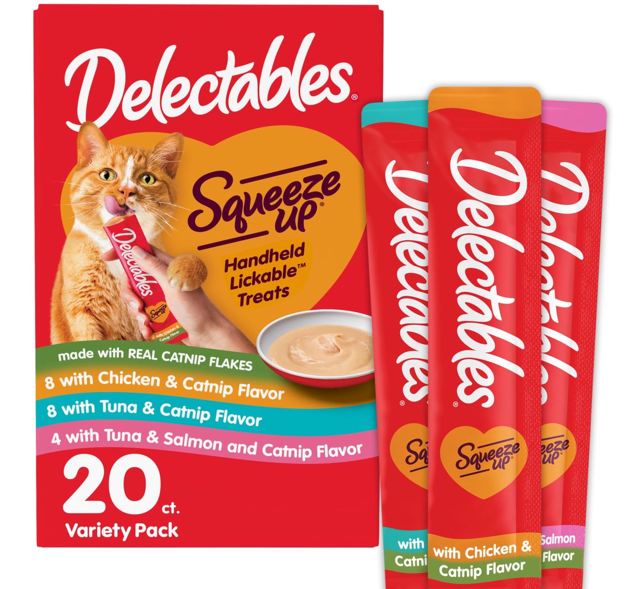Delectables Squeeze Up Catnip Variety Pack