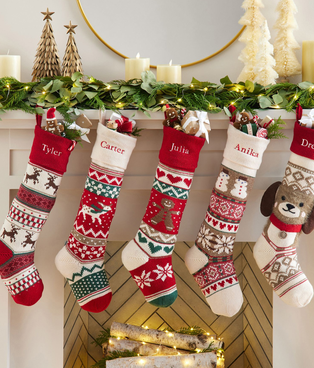 Fair Isle Christmas Stocking